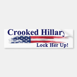 Krokiga Hillary låser upp henne Bildekal