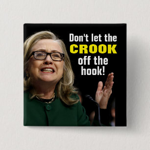 Krokiga Hillary - låt inte skurken av kroken Knapp