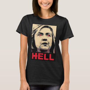Krokigt Hillary Clinton helvete - Anti-Hillary Tröja