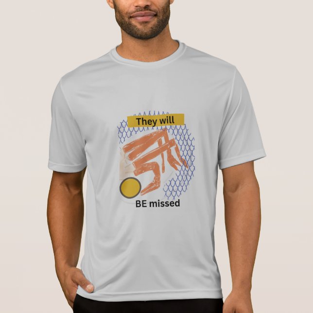 Krokklor kommer att saknas t shirt (Framsida)