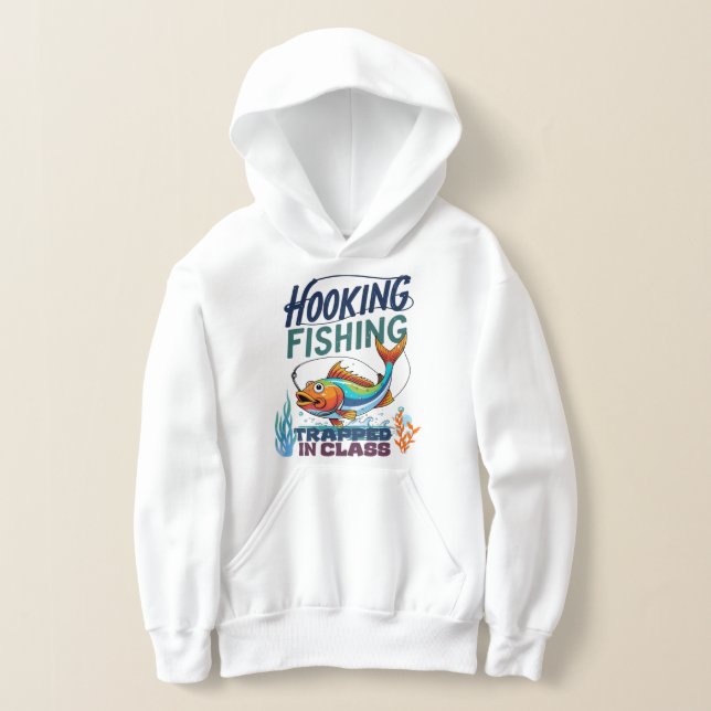 Krokning Fiske, Fast i Klassrummet T Shirt (Laydown)