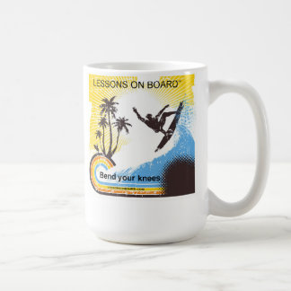 Krökning "för kurser ombord" din knäkopp kaffemugg