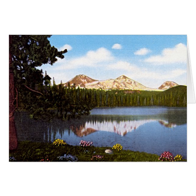 Krökning Oregon Hälsningskort (Framsidan Horizontal)