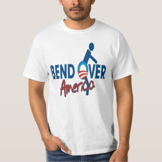 Krökning över Amerika T-tröja T-shirt
