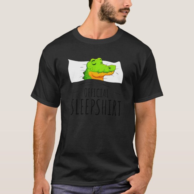Krokodil Alligator-Officiell - viloläge T Shirt (Framsida)