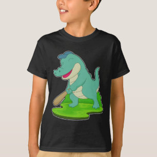 Krokodil Baseboll Basebollträ T Shirt
