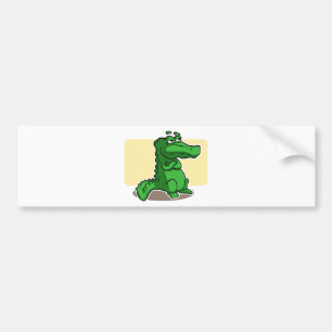 Krokodil Bildekal