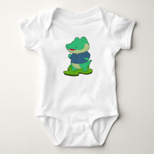 Krokodil Brudgum Jacka Bröllop T Shirt