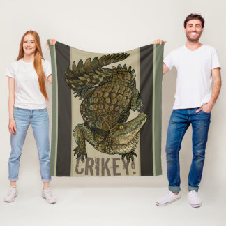 Krokodil Crikey! Fleecefilt