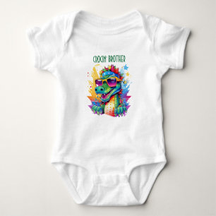 Krokodil Födelsedags Bebis/Pyssel Matchande T Shirt