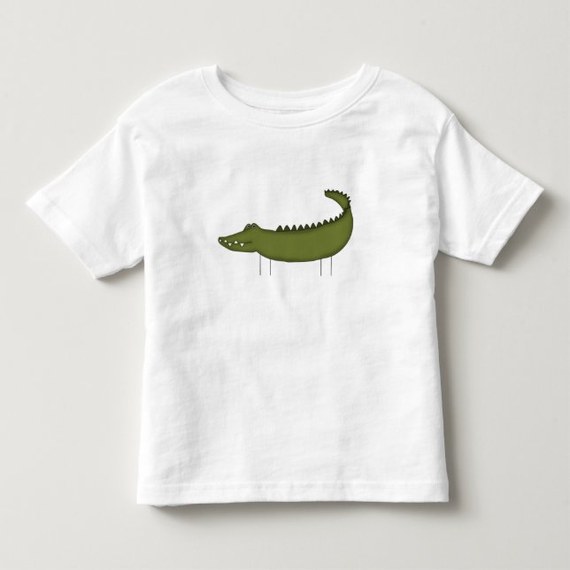 Krokodil i pinnhuvudform tröja (Framsida)