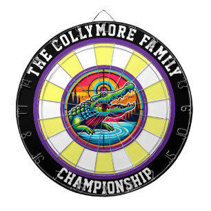 Krokodil i Target Sjö Design Darttavla