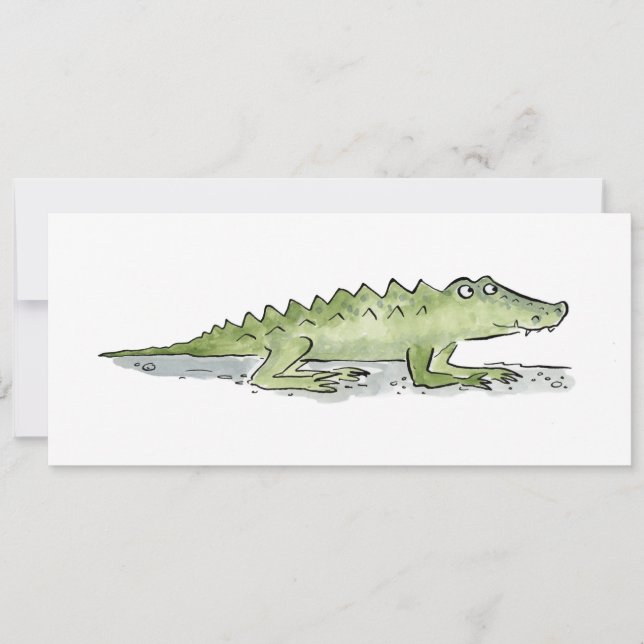 Krokodil Inbjudningar (Framsida)