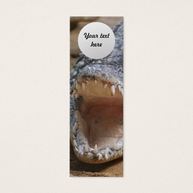 Krokodil Litet Visitkort (Framsidan)