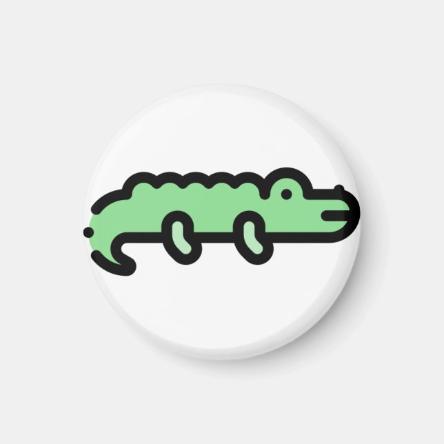 Krokodil Magnet (Framsidan)
