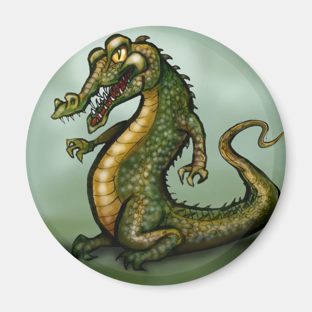 Krokodil Magnet (Framsidan)