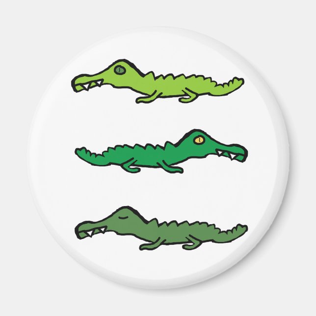 Krokodil Magnet (Framsidan)