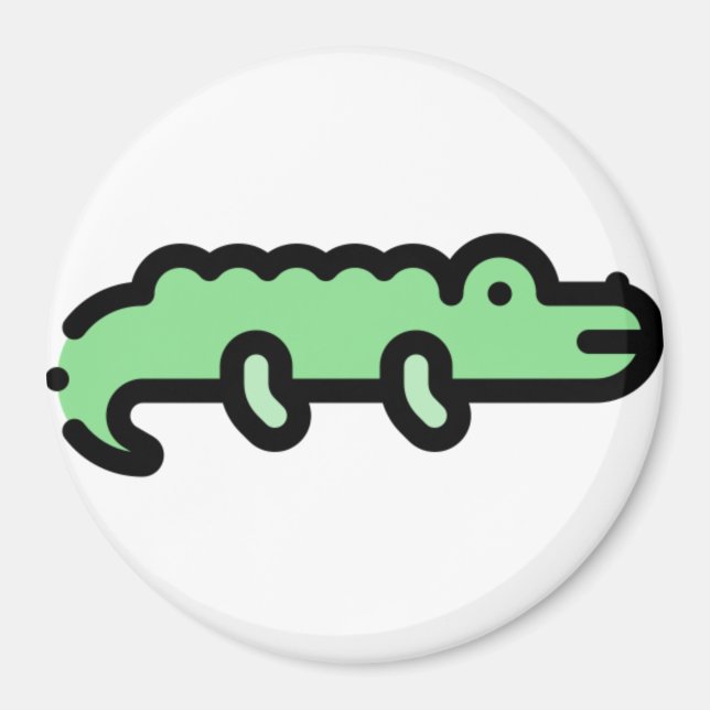 Krokodil Magnet (Framsidan)