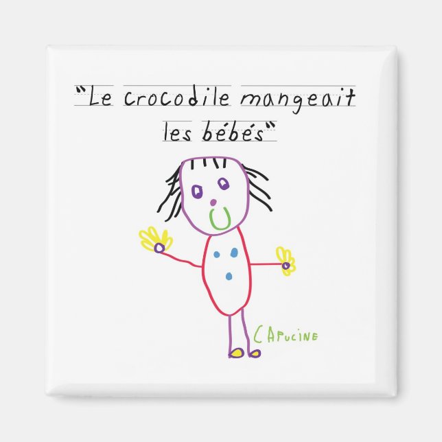 Krokodil Magnet (Framsidan)