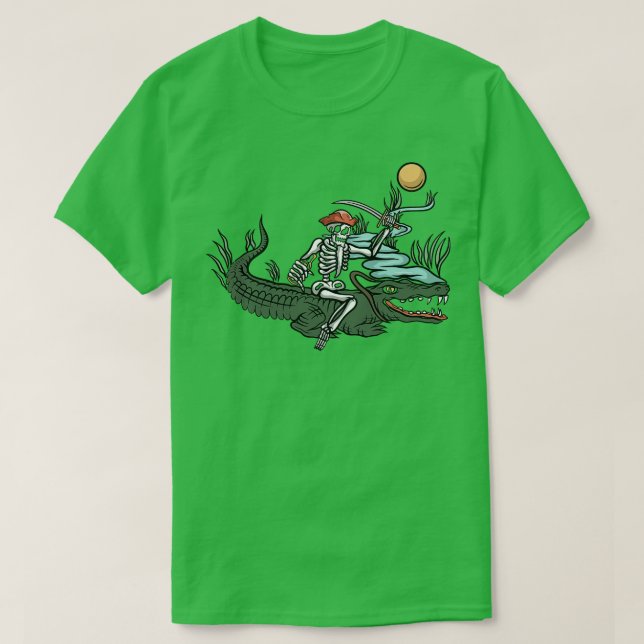 Krokodil och pirat t shirt (Design framsida)