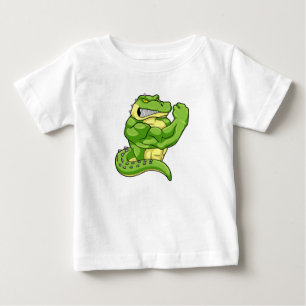 Krokodil som Bodybuilding och stora muskler T Shirt