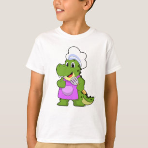 Krokodil som Cook med Spatula T Shirt