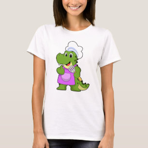 Krokodil som Cook med Spatula T Shirt