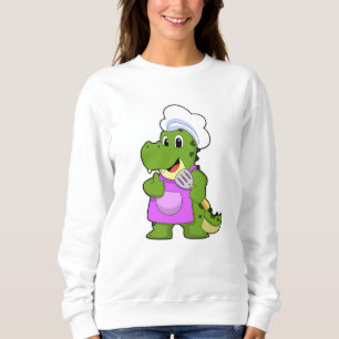 Krokodil som Cook med Spatula T Shirt