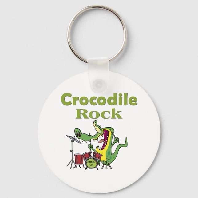 krokodil sten nyckelring (Framsida)