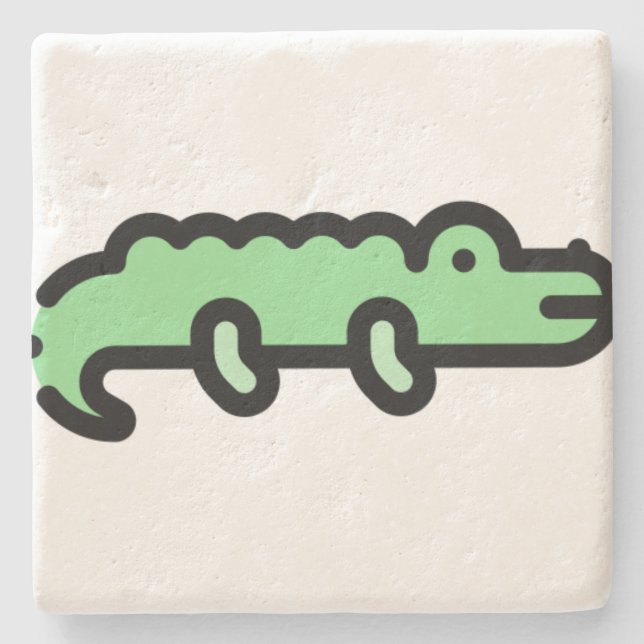 Krokodil Stenunderlägg (Framsidan)