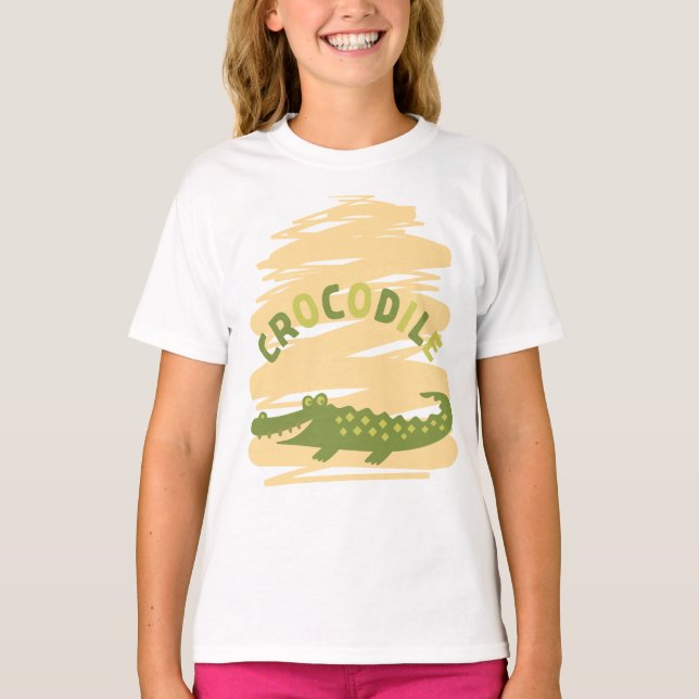 Krokodil T Shirt (Framsida)