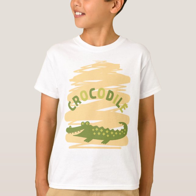 Krokodil T Shirt (Framsida)
