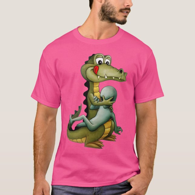 Krokodil T Shirt (Framsida)