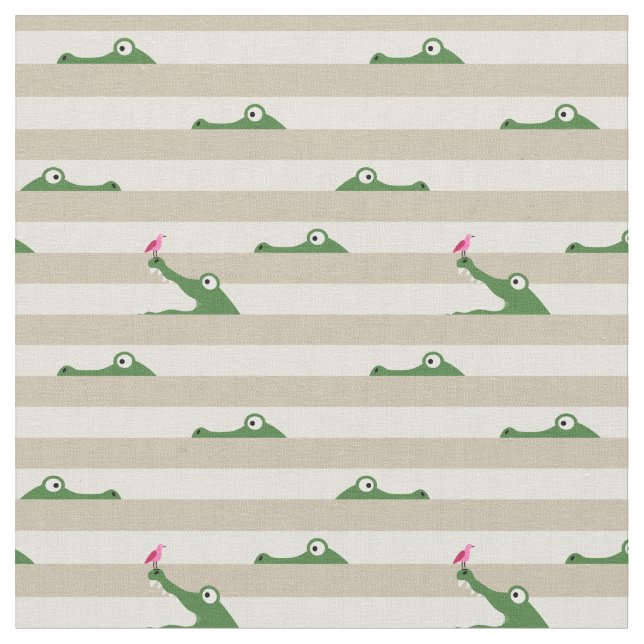 Krokodil Tyg (Närbild)