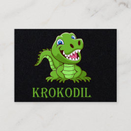 Krokodil Visitkort