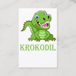 Krokodil Visitkort