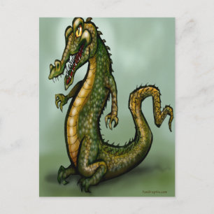 Krokodil Vykort