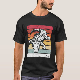 Krokodil Zoo Safari Krok Vilda Fan T Shirt