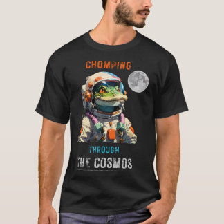 Krokodilastronaut - Chomping genom Cosmos T Shirt