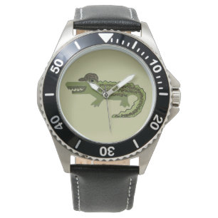 Krokodilcoola Armbandsur