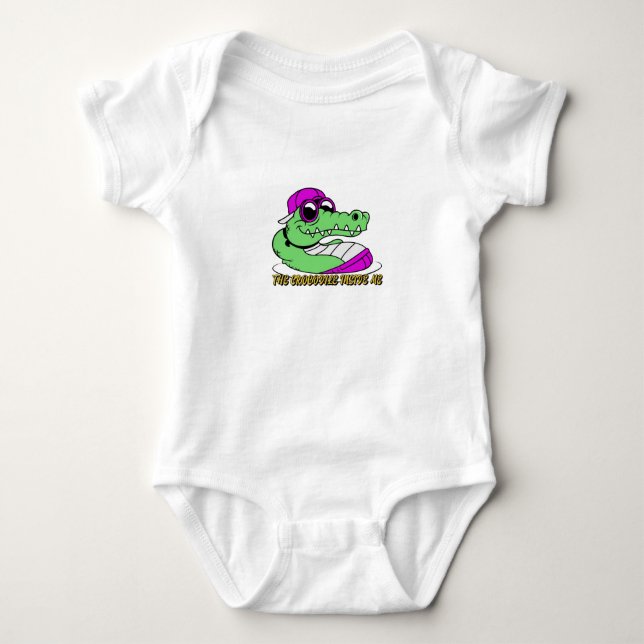 Krokodilen inom mig | söt vacker design t shirt (Framsida)