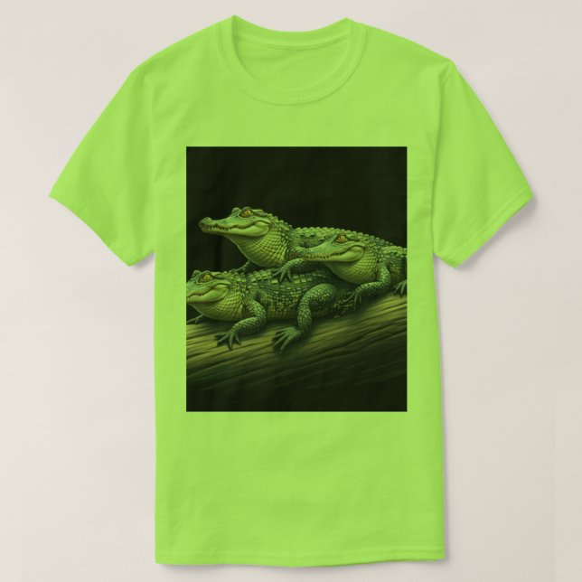 Krokodiler T Shirt (Design framsida)