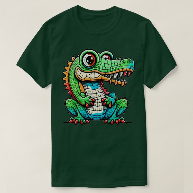 krokodiler t shirt (Design framsida)