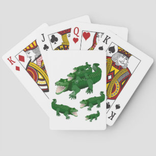 Krokodiler, uppspelningskortsdek casinokort