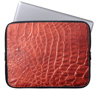 Krokodilläder struktur laptop fodral