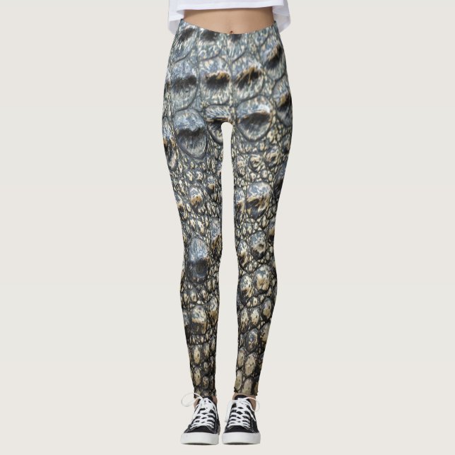 Krokodillegeringar Leggings (Framsida)