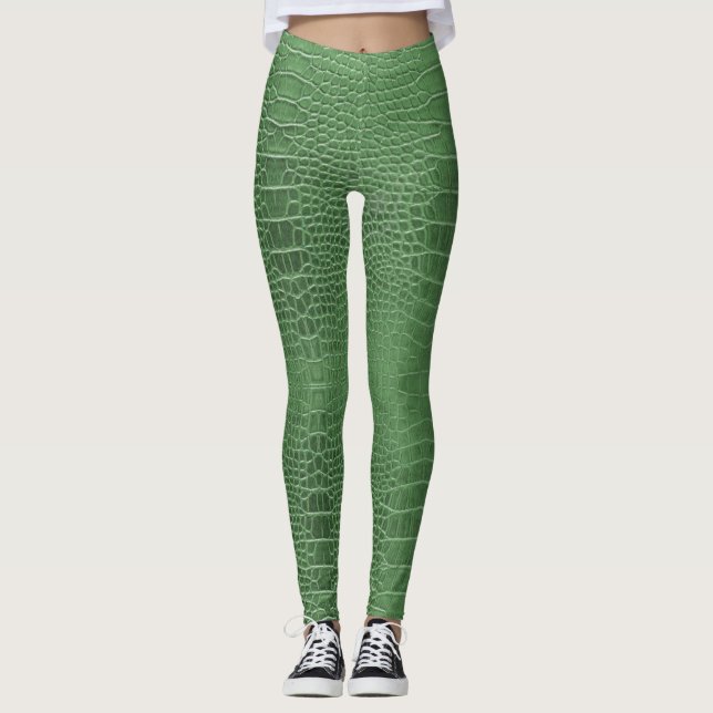 Krokodillegeringar Leggings (Framsida)
