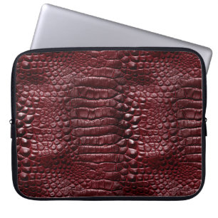 Krokodilltryck Bärbart datorskal 15" Laptop Fodral
