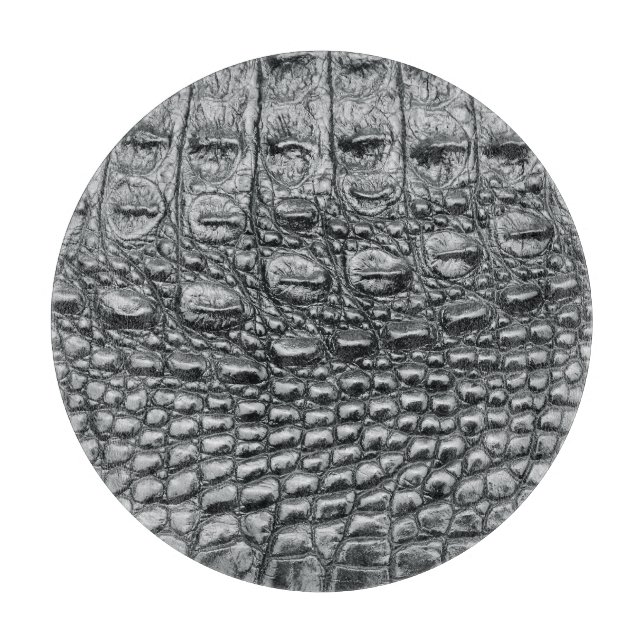 Krokodilneoir: Svart läder Mystique (Framsidan)