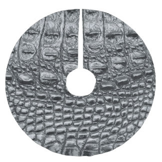 Krokodilneoir: Svart läder Mystique Julgransmatta Borstad Polyester